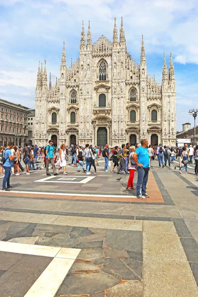 Milan Italy May 2018 Piazza Duomo Milan City Cathedral Square — Foto de Stock