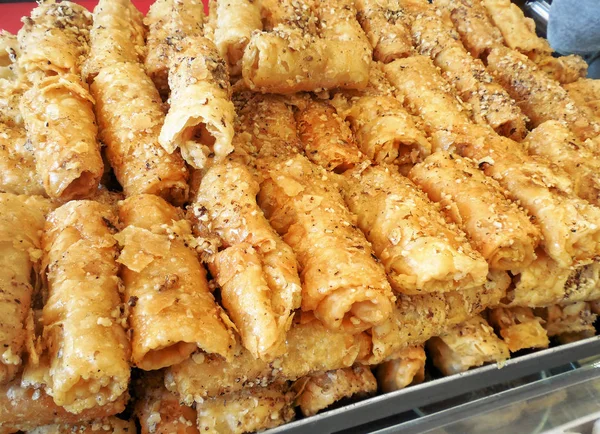 hos veya thiples geleneksel Yunan Noel tatlısı - bal ile şekerli tatlı simgesi