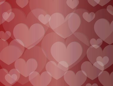 Kalpler - aşk kartı - arka plan ile Sevgililer Günü teması 