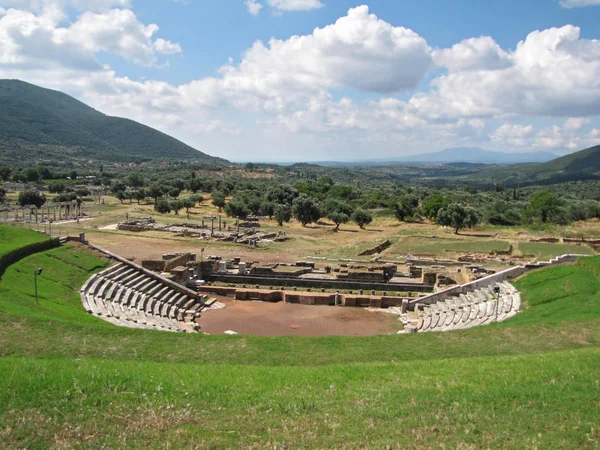 Antica Città Greca Messinia Peloponneso Grecia Famosi Monumenti Greci Antichi — Foto Stock