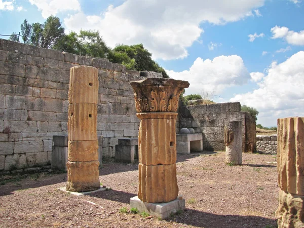 Antigua Ciudad Griega Messinia Grecia Del Peloponeso Famosos Monumentos Griegos —  Fotos de Stock