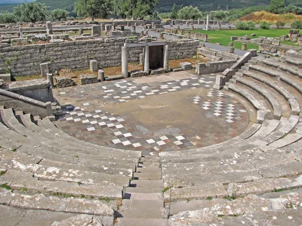 Den Antika Grekiska Staden Messinia Peloponnesos Grekland Berömda Antika Grekiska — Stockfoto