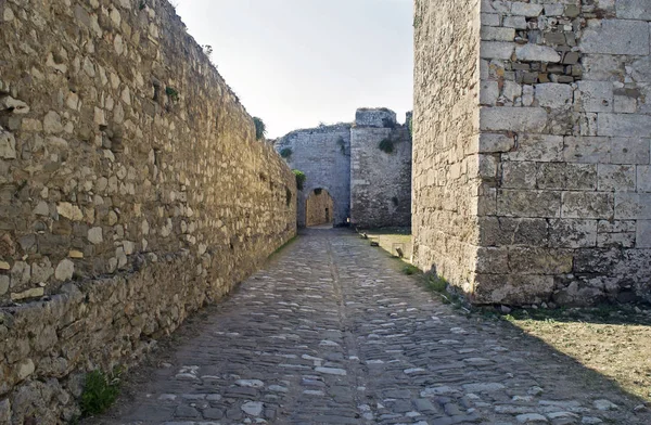 Castillo Methoni Messenia Peloponnese Grecia Fortificación Veneciana Medieval — Foto de Stock