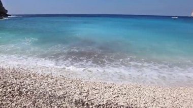 manzara Erimitis Beach Paxos İyonya Adaları Yunanistan