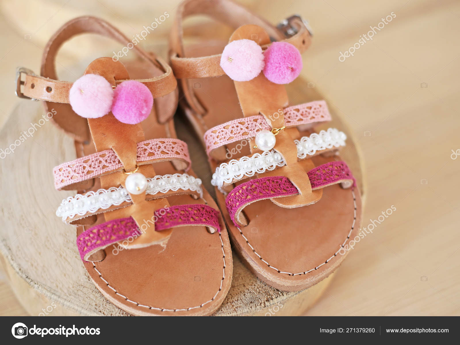 pink tassel shoes