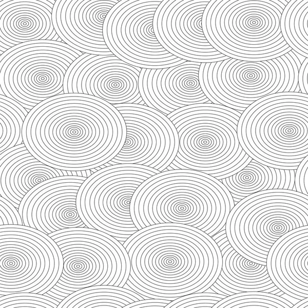 Seamless pattern with black and white circles vector — Stock Vector