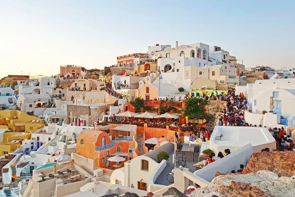 Santorini Grecia Giugno 2019 Paesaggio Del Villaggio Oia Santorini Grecia — Foto Stock