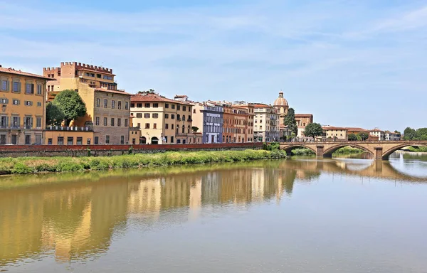 Landschap Van Florence Firenze Stad Toscane Italië — Stockfoto
