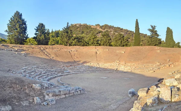 Landskap Den Antika Teatern Eretria Euboea Grekland — Stockfoto