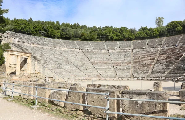 Den Antika Teatern Epidaurus Argolis Grekland Berömda Grekiska Landmärken — Stockfoto