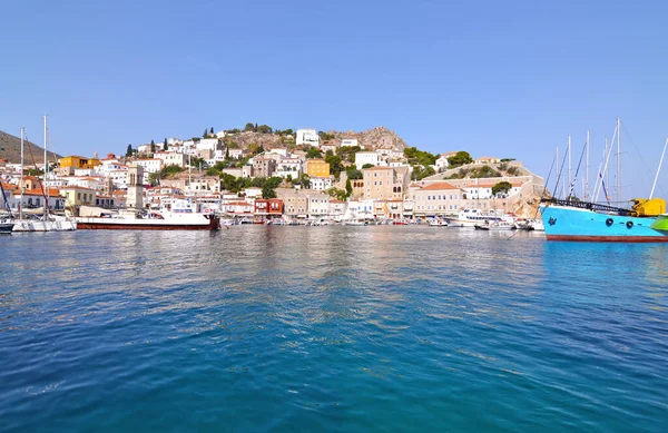 Paisagem Ilha Hydra Golfo Sarônico Grécia — Fotografia de Stock