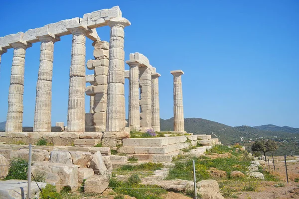 Templo Poseidón Sounion Grecia — Foto de Stock