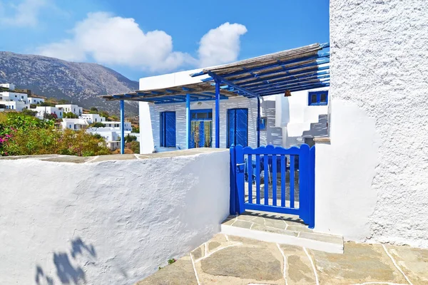 Traditionele Huizen Het Eiland Sifnos Cycladen Griekenland — Stockfoto