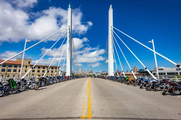 Milwaukee Wisconsin Stati Uniti Amerirca Agosto 2018 Fuori Harley Davidson — Foto Stock