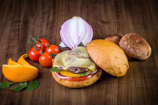 Vegetarian craft burger