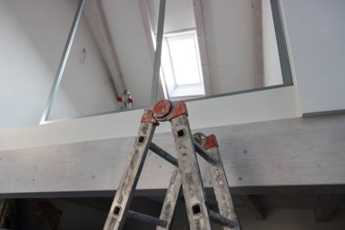 İnşaat işleri kapalı, sanayi ve yapı Tema