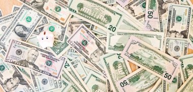Amerikan doları, yatırım ve kavramlar bankacılık sürü ile Piggy banka