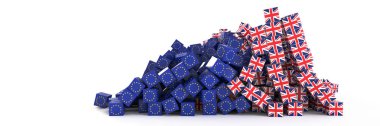 Avrupa ve Birleşik Krallık 'ın siyasi ve ekonomik ilişkileri, 3D özgeçmiş oluşturma, Brexit kavramları