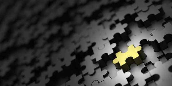 siyah sarı parçalı arka plan, 3d puzzle parçaları
