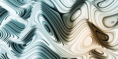 eğri şekiller ile bej mavi arka plan