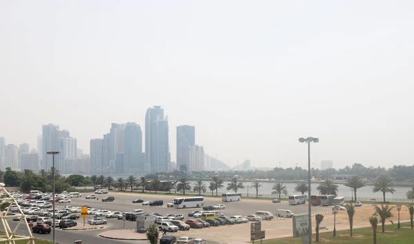 Centro Sharjah Emiratos Árabes Unidos — Foto de Stock