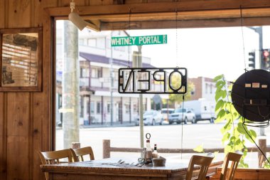 Tipik kafe iç Güneybatı ABD