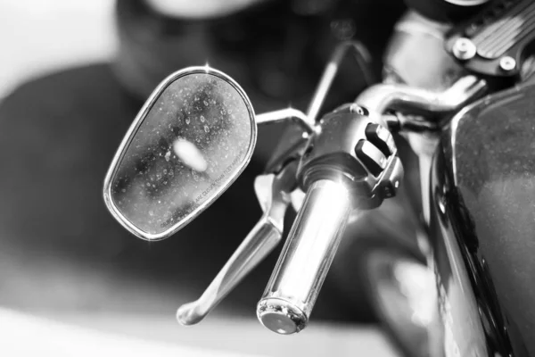 Vintage Motorbike Powerful Engine Detail — Stock Photo, Image