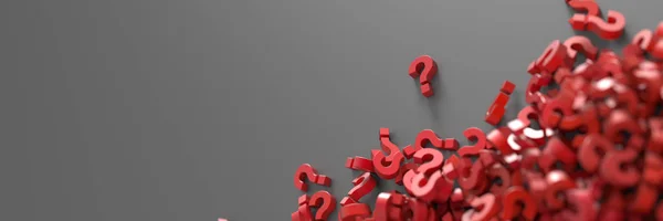 Sonsuz soru işaretleri, orijinal 3d çizim