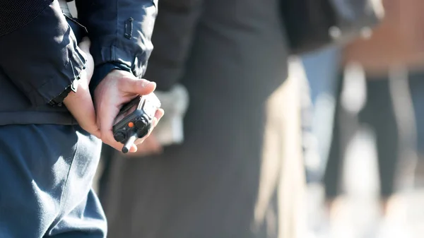 Pasukan Polisi Italia Memantau Jalan Jalan — Stok Foto