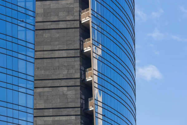 Moderno Complejo Edificios Oficinas Fotografía Urbana Arquitectura Fondo — Foto de Stock