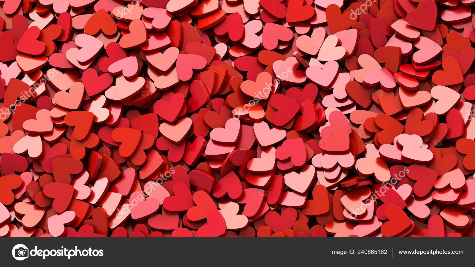 Free Vector  Beautiful love background with two heart and space for text