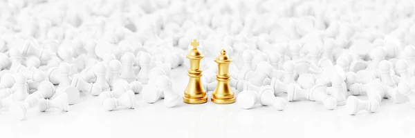 無限チェスの背景 オリジナルの レンダリング リーダーシップと役割モデルの概念 — ストック写真