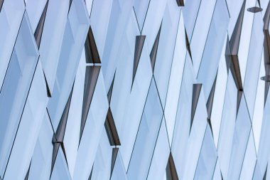 Modern ofis kompleksi, kentsel fotoğraf ve mimari arka bina