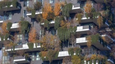 Milan, kentsel fotoğraf ve mimari arka plan modern konut Kulesi