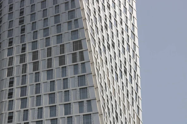 Fachada Acero Hormigón Vidrio Rascacielos Moderno — Foto de Stock