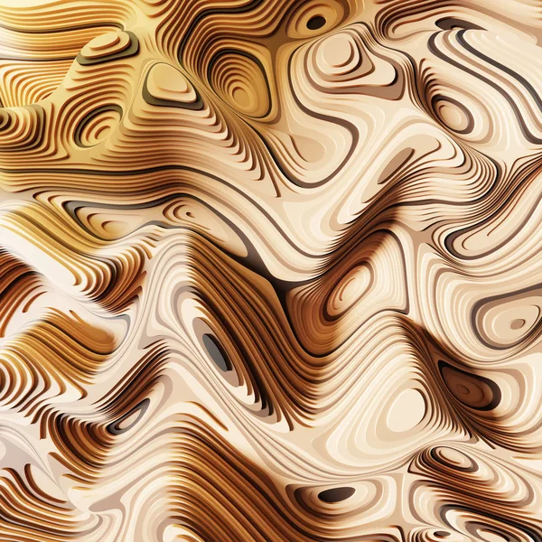 Abstract background with fluid and organic shapes. Original 3d rendering.