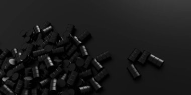 Orijinal 3d render, petrol endüstrisi, enerji ve çevre kirliliği Tema