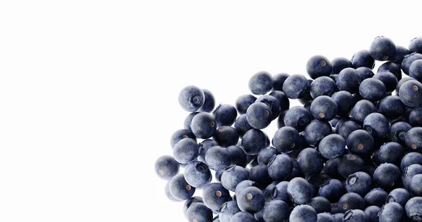 蓝莓背景, 超逼真的3d 渲染 — 图库照片