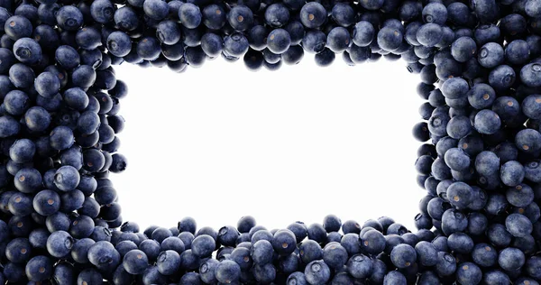 Blueberry background, ultra realistic 3d rendering — Stock Photo, Image