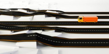 Hızlı kamyon taşıma hizmeti, lojistik kavramları, orijinal 