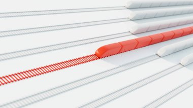 Yüksek hızlı demiryolu taşıma kavramı, orijinal 3B oluşturma