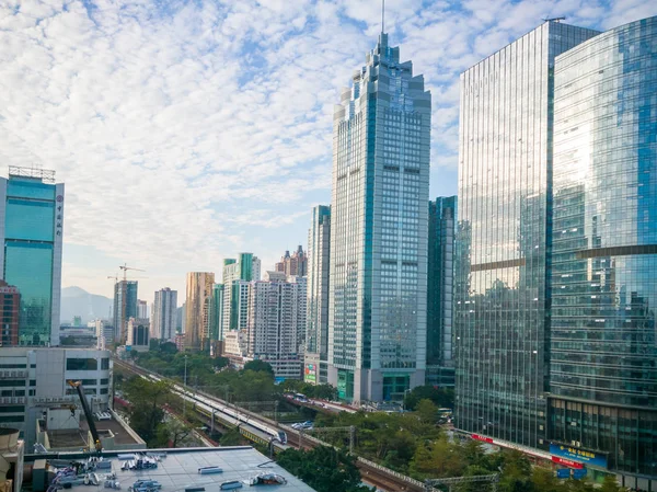 Vue panoramique de la ville de Shenzhen, Chine — Photo