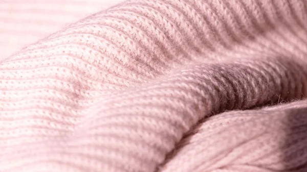 Fundo natural de lã rosa, têxtil e tecido indústria backgr — Fotografia de Stock