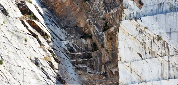 Carrara Marmormine Italien — Stockfoto