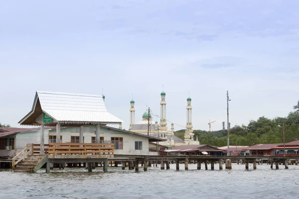 Vila da água em Brunei, Ásia — Fotografia de Stock