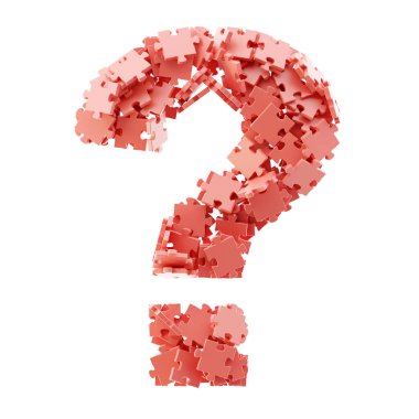 Tek soru işareti, iş kavramları; Orijinal 3B işleme