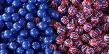 Avrupa ve Büyük Britanya arasında siyasi kontrast, orijinal 3D