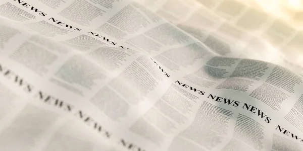 抽象的な新聞の背景、オリジナルの3Dレンダリング — ストック写真