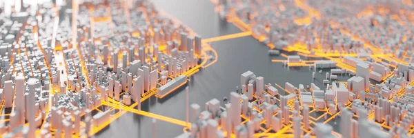 Techno Mega şehir; kentsel ve fütüristik teknoloji kavramları, ORIG