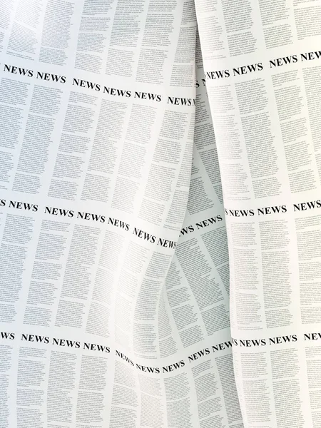 Abstracte krant achtergrond, originele 3D rendering — Stockfoto